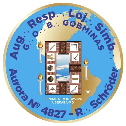 Brasão da ARLS Aurora nº 4827